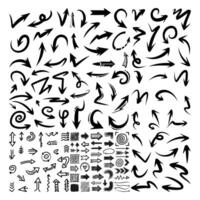 A unique collection of arrows and other supporting elements to suit your design element needs vector