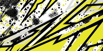 Geometric abstract line racing background kit design vector