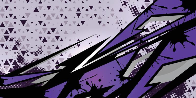 Textured background of abstract stripes and Racing triangle pattern