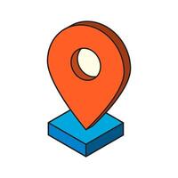 Navigation Hub icon vector