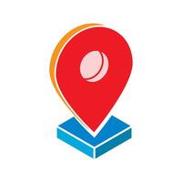 Check In Point icon vector