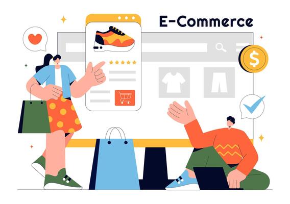 E-commerce Business Strategy with Online Shopping and Feedback