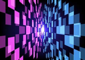 Abstract background with geomeric perspective wall vector