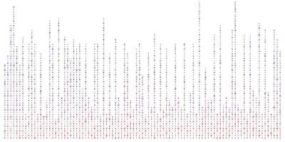 Abstract Binary Code Falling Design. Binary code zero one abstract matrix. vector