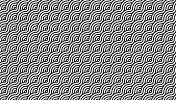 Circle seamless pattern. Black and white circle pattern seamless background. vector
