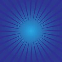Blue gradient sunburst background design. vector