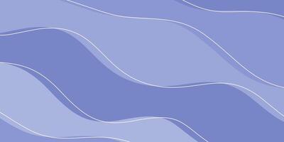 Attractive blue abstract background wave pattern. Design for banner, poster, social media. vector