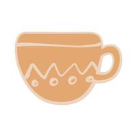 cute coffee cup illustration vector