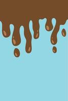 chocolate melted texture good for poster background, element design, valentine design, etc vector