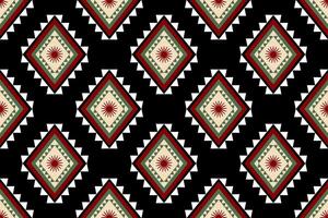 Ethnic design abstract background. Seamless pattern in tribal, folk embroidery. vector