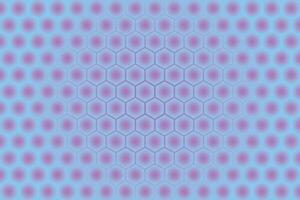 Geometric hexagonal pattern with purple effect banner design. vector