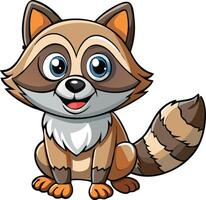 Detailed Raccoon Head Available on EPS File vector