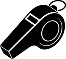 Whistle Sound Silhouette Available on EPS File vector