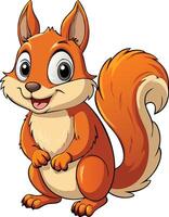 Charming Squirrel Head Available on EPS File vector