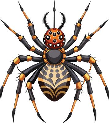 Stealthy Spider Available on EPS File