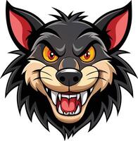 Tasmanian Devil Head Available on EPS File vector