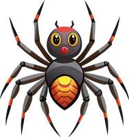 Aggressive Spider Available on EPS File vector