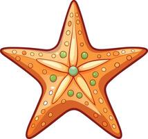 Vibrant Starfish Available on EPS File vector