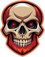 Fierce Skull Available on EPS File vector