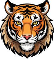 Wild Tiger Head Available on EPS File vector