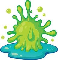 Dynamic Slime Splashing Available on EPS File vector