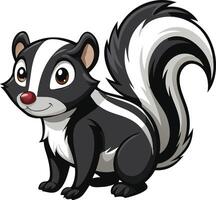 Wild Skunk Available on EPS File vector
