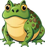 Charming Toad Available on EPS File vector