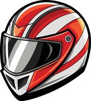 Ultimate Rider Motorcycle Helmet Available on EPS File vector