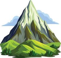 Majestic Mountain Range Available on EPS File vector