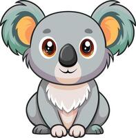 Peaceful Koala Resting on a Tree Available on EPS File vector