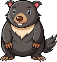 Underground Mole Available on EPS File vector