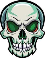 Menacing Skull Available on EPS File vector