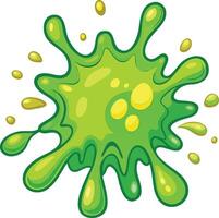 Slime Splashing Available on EPS File vector