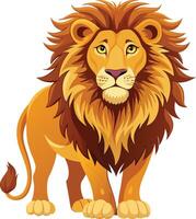 Majestic Royal Lion Available on EPS File vector