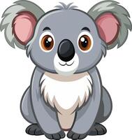 Serene Koala in the Outback Available on EPS File vector