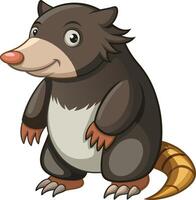 Curious Mole Available on EPS File vector