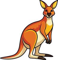 Kangaroo in the Wild Available on EPS File vector