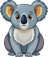 Koala in the Australian Wilderness Available on EPS File vector