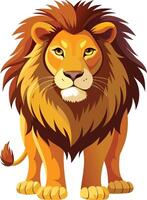 Noble Lion Available on EPS File vector