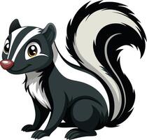 Mysterious Skunk Available on EPS File vector