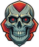Ancient Skull Available on EPS File vector