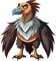 Powerful Vulture Available on EPS File vector