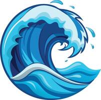 Epic Water Wave Available on EPS File vector