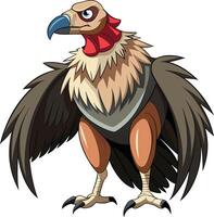Distinctive Vulture Available on EPS File vector