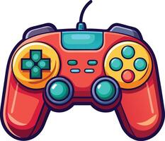 Colorful Game Controller Available on EPS File vector