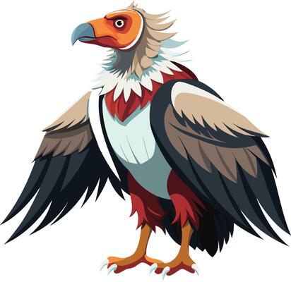 Majestic Vulture Available on EPS File