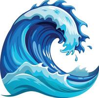 Timeless Ocean Wave Available on EPS File vector