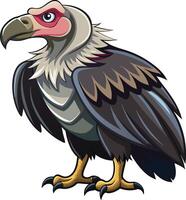 Bold Vulture Available on EPS File vector