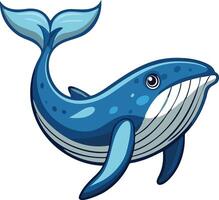 Mighty Whale Available on EPS File vector