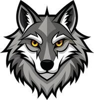 Mystic Wolf Head Available on EPS File vector